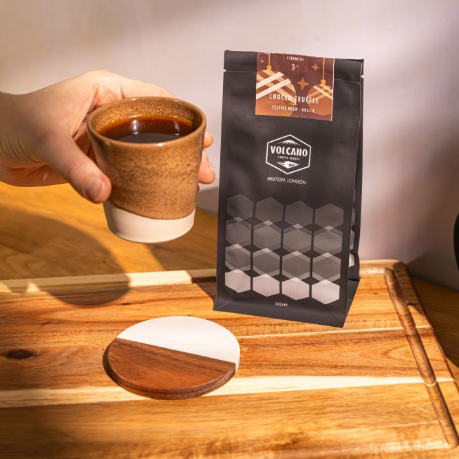 Cup, Coaster and Coffee Tin Set