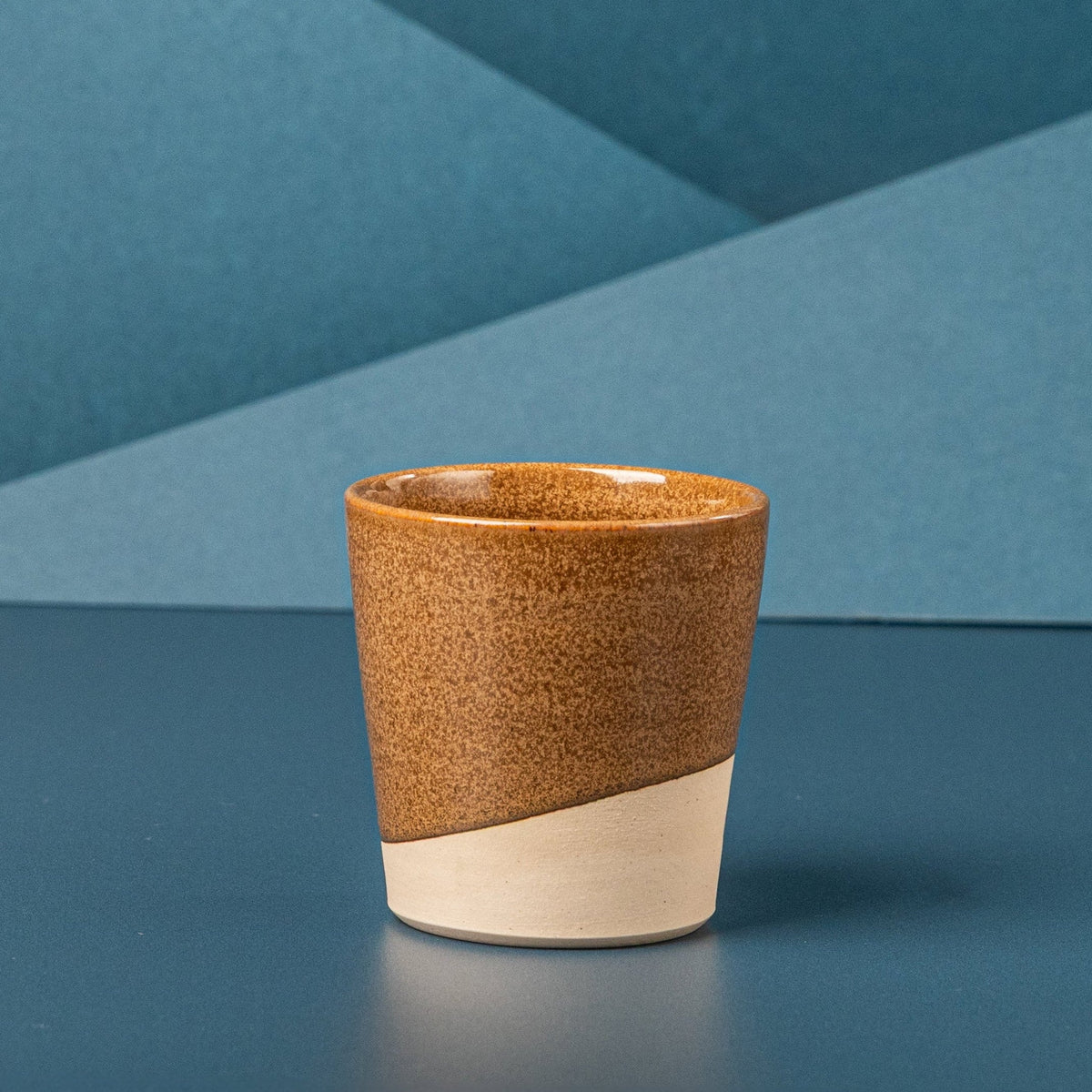 Brown Ceramic Coffee Cup - Volcano x Melisa Dora - Volcano Coffee