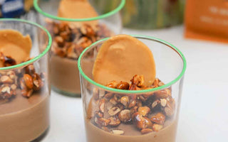 Mocha Pots with ManiLife Peanut Brittle