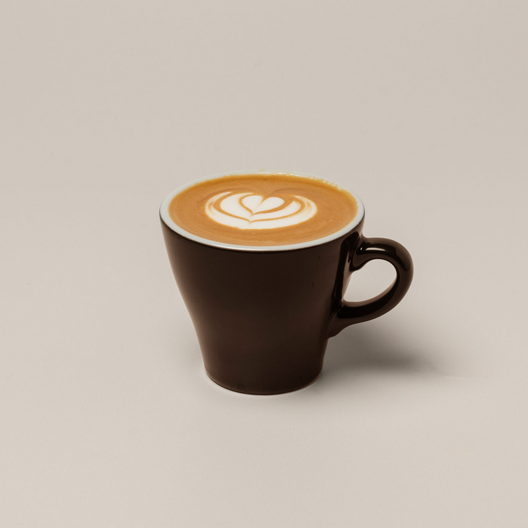 Brown Flat White Cup