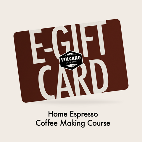 Home Espresso Making Course Gift Card