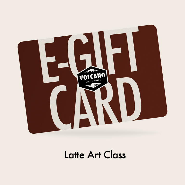Latte Art Class Gift Card