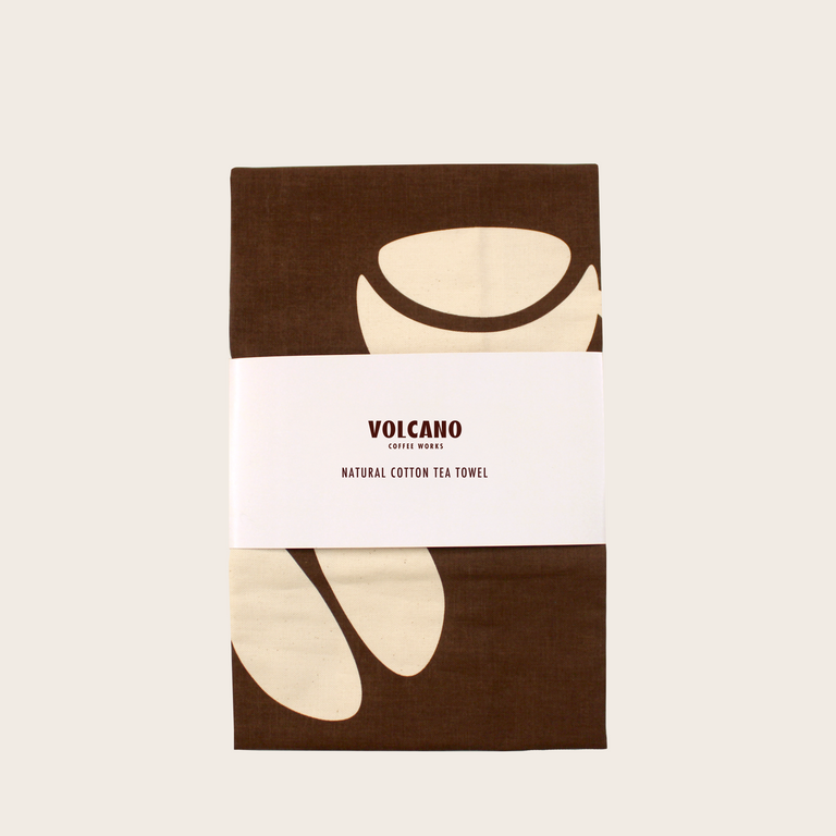 Volcano Cream Tea Towel