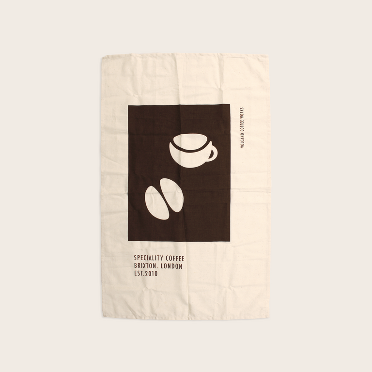 Volcano Cream Tea Towel