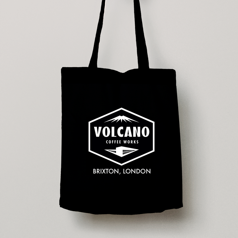 Volcano Canvas Tote Bag