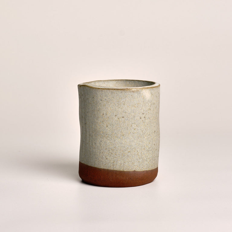 Cream Ceramic Coffee Mugs - Volcano x Firing Station