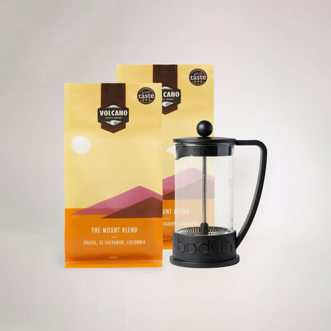 Cafetiere & Mount Blend Gift Box
