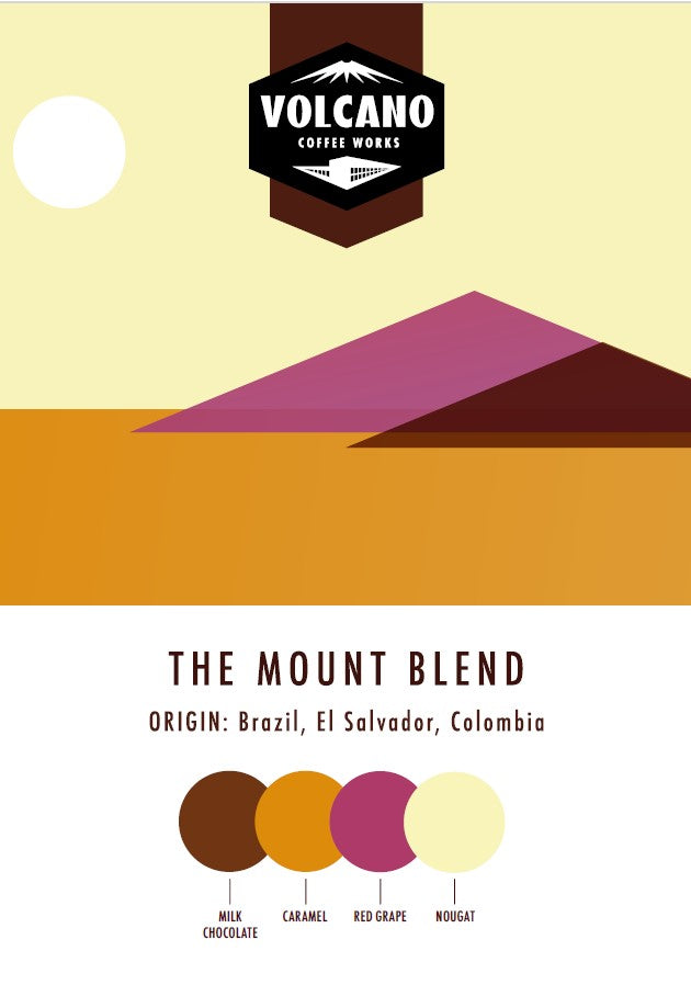 The Mount Blend Taste Card by Volcano Coffee Works