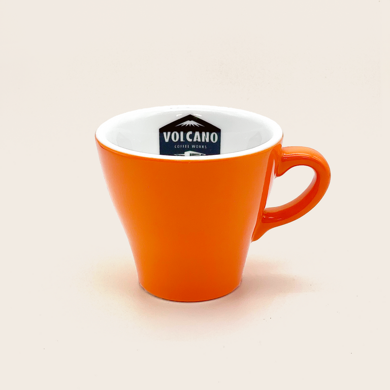 Volcano Orange Cappuccino Cup