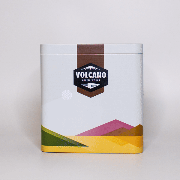 Coffee Tin | Keep Your Coffee Beans Fresh - Volcano Coffee Works